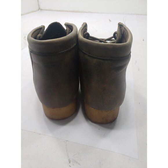 Roper Men's Western Gum Crepe Outsole Chukka Oiled Brown Leather Boots Size 9.5 - Picture 3 of 9